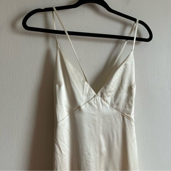 Reformation NWT Sky Open Back Silk Maxi Wedding Gown - Picture 6 of 15